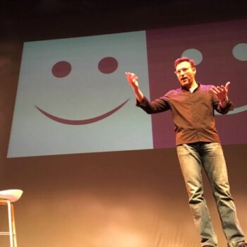 Circus Simon Sinek: de paus van Start with Why