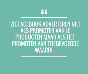Facebook toegevoegde waarde