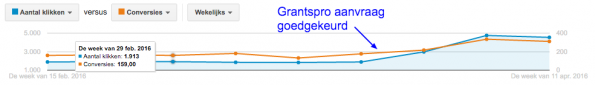 Google Ad Grantspro na goedkeuring aanvraag.