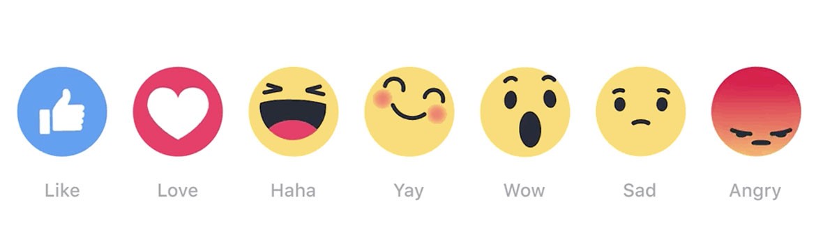 Nieuwe emoticons Facebook zijn niet populair