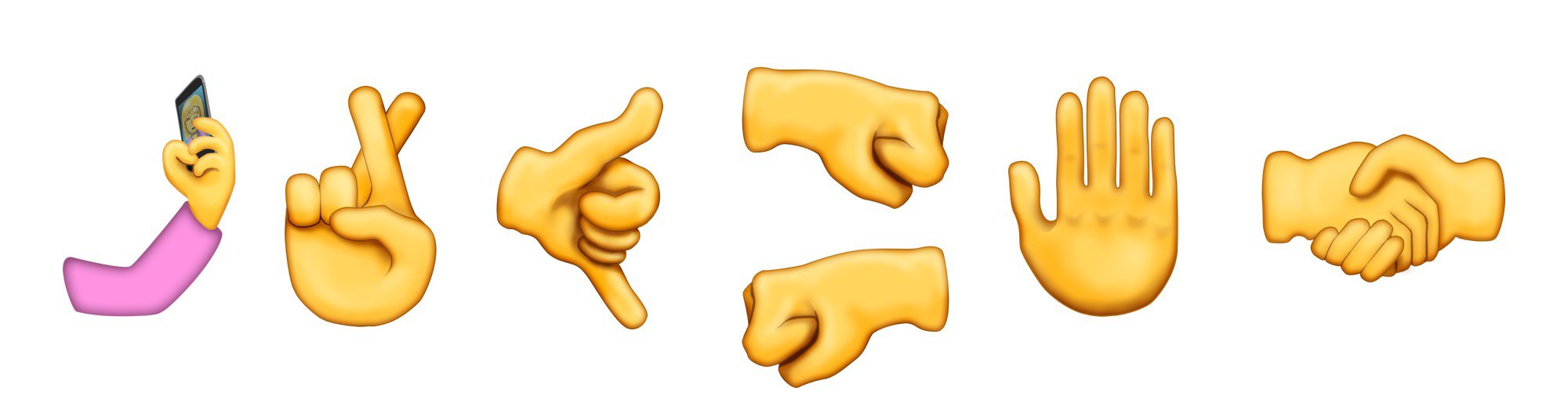 Hand omhoog, duimen, emoji. Huid, op, hand, gevarieerd, set, tonen, duimen,  emoji. | CanStock