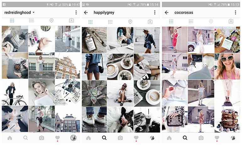 Instagram profielen