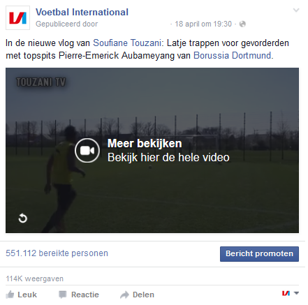 Call to action videopost