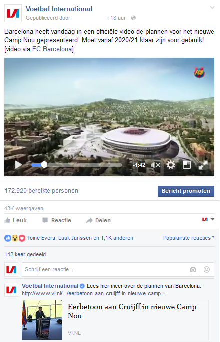Screenshot 2 linkpost in eerste reactie