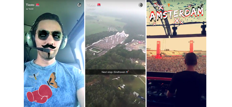 Snapchat dj's