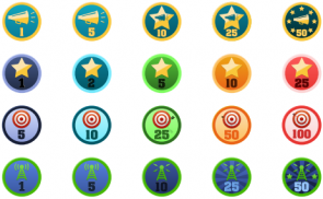 badges
