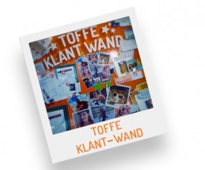 Toffe klant wand