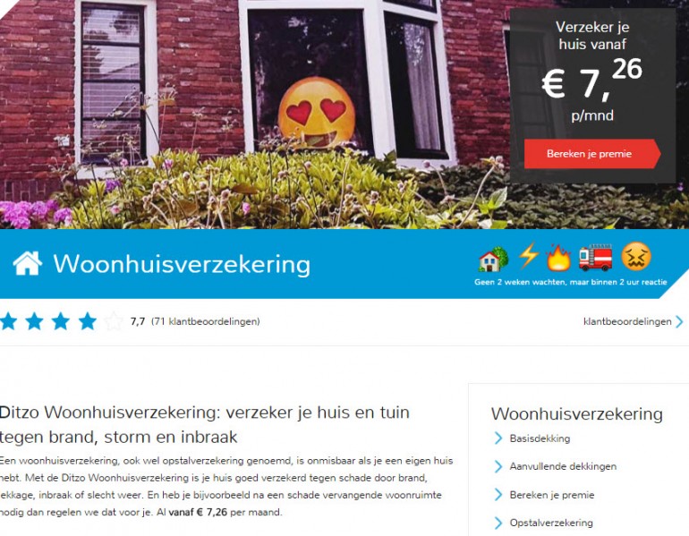 Voorbeeld verzekering