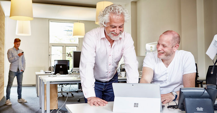 Gebruikers social intranet