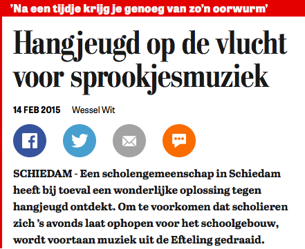 Hangjongeren op de vlucht