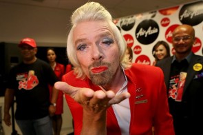 Richard Branson stewardess