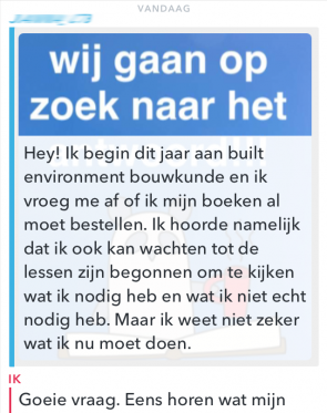 Snapcare HvA Hogeschool van Amsterdam bouwkunde