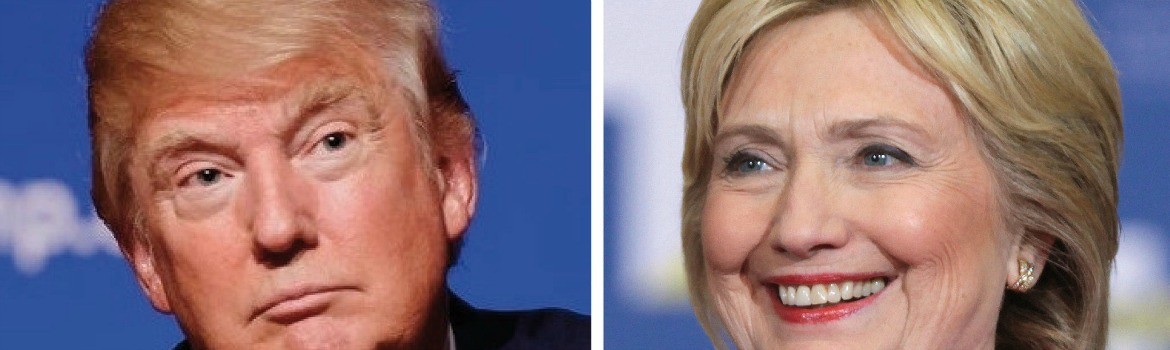 Waarom de strijd tussen Clinton & Trump niet zo spannend is [infographic]