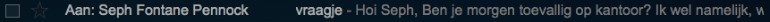 Persoonlijke email