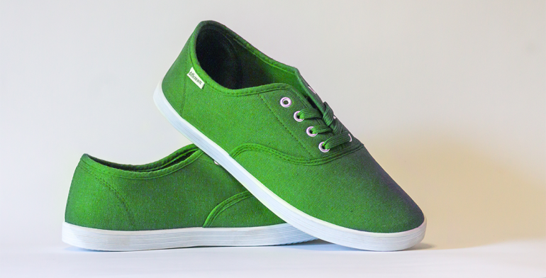 Groene schoenen