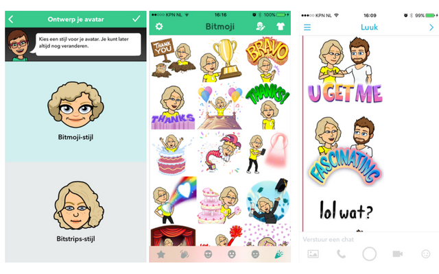 bitmoji Snapchat avatar