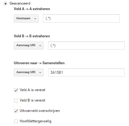 Cross domain tracking extraheren
