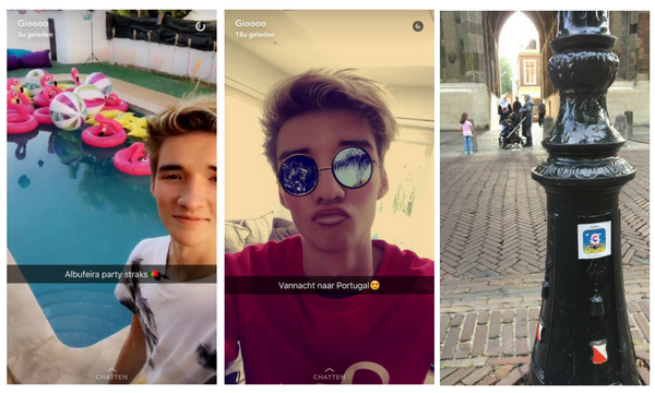 snapchat jongeren