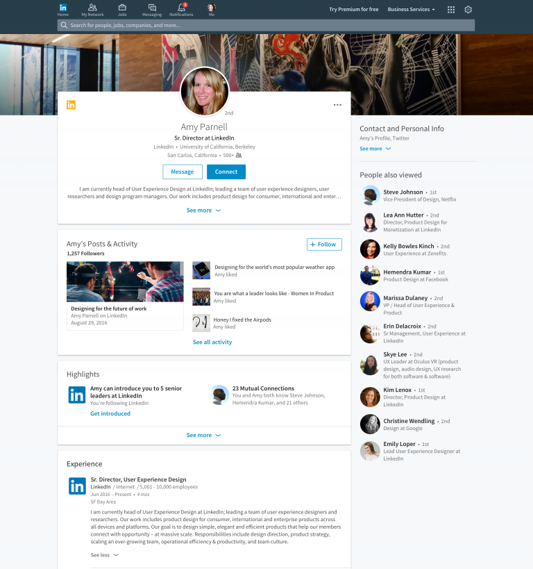 LinkedIn-profiel nieuw