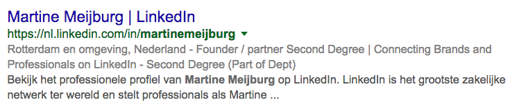 headline LinkedIn-profiel