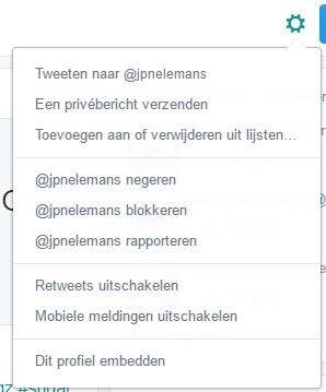 Twitter opties