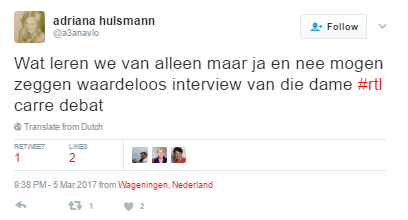 twitter sociale media verkiezingen