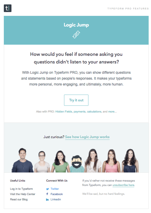 Onboarding door Typeform