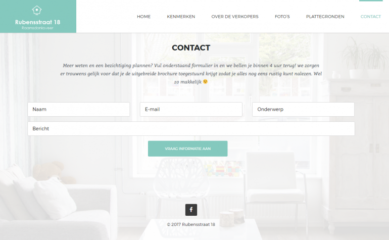 woning verkopen call to action