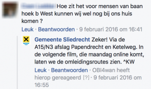 citizen journey interactie facebook