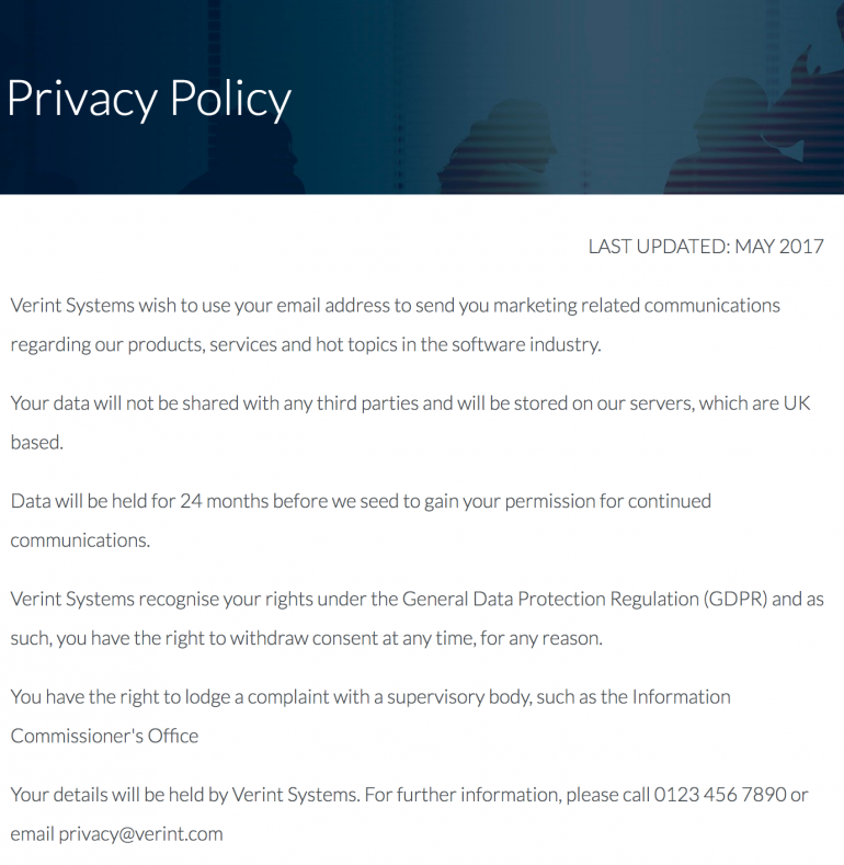 Privacybeleid