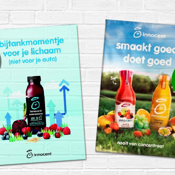 Eyewatching: welke campagne van Innocent is effectiever?