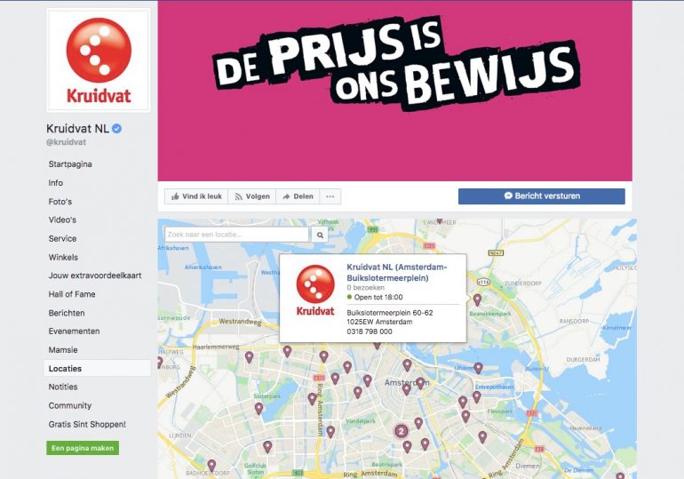kruidvat lokale social media