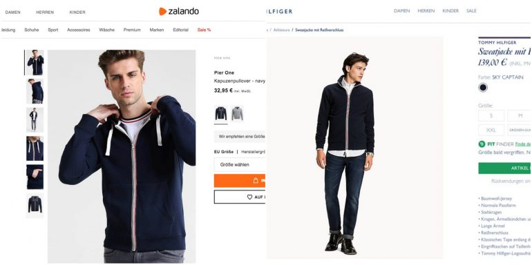 zalando tommy collage