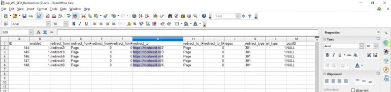 redirect import file