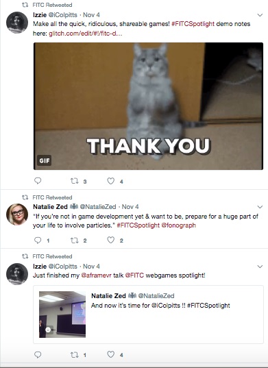 screenshot interactie twitter