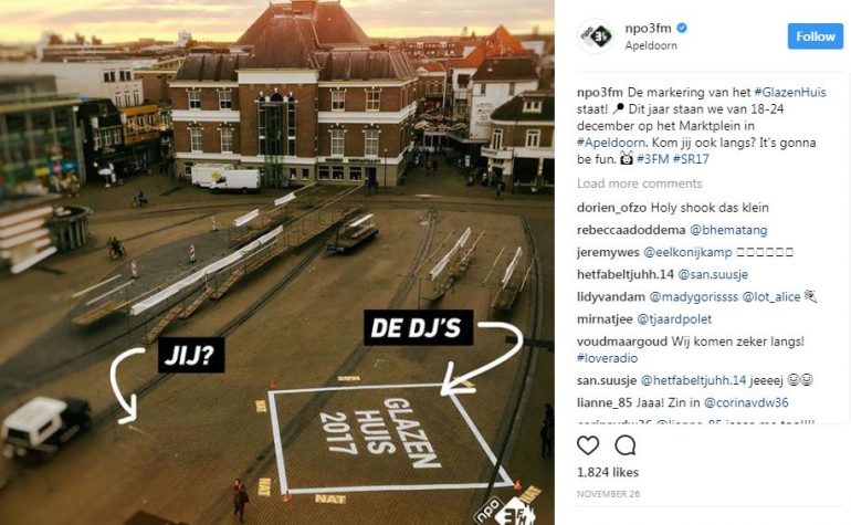 Instagram npo 3 fm laat zien welke call to action belangrijk is