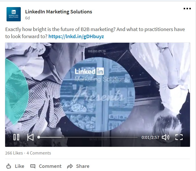 linkedin trends native video
