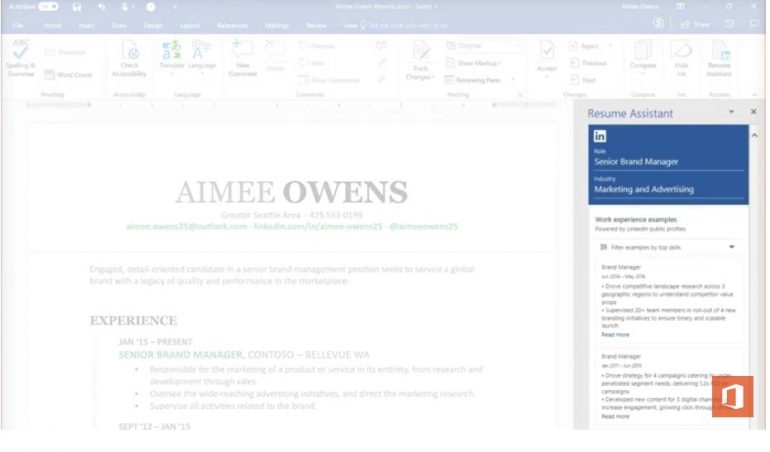 resume assistant linkedin