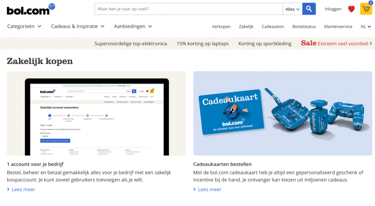 webshop groeien bol