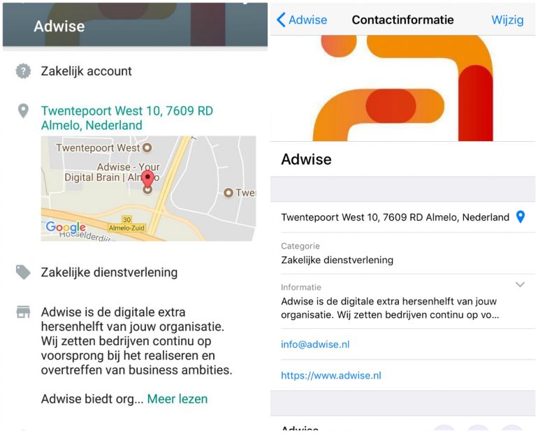 whatsapp business zakelijke informatie
