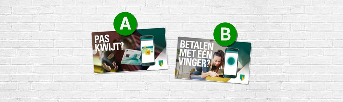 Welke Twitter-advertentie van ABN AMRO is effectiever?