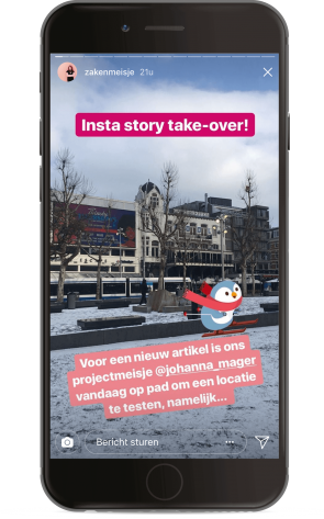 Insta Story take-over