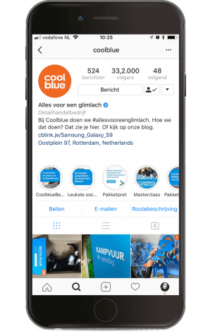 Insta Story hoogtepunten