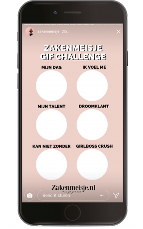 Instagram Stories gifjes-challenge