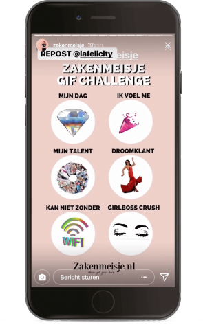 Instagram Stories gifjes-challenge