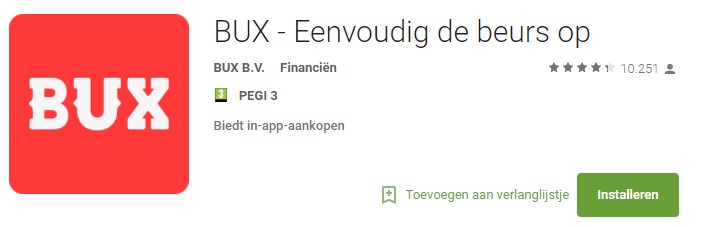 BUX - eenvoudig de beurs op