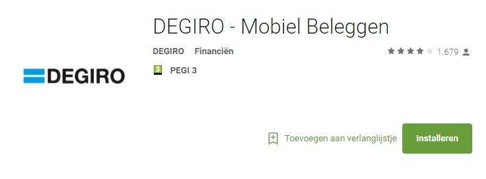 DEGIRO - mobiel beleggen