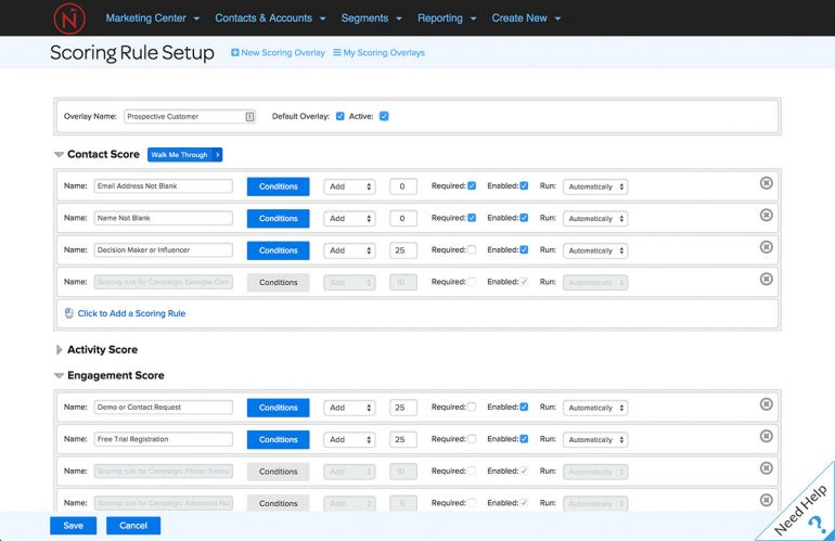 Lead scoring marketing automation
