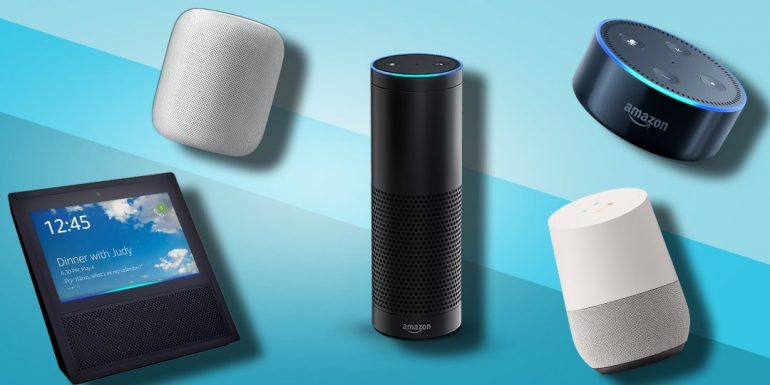 verschillende smart speakers