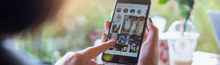 Instagram op smartphone
